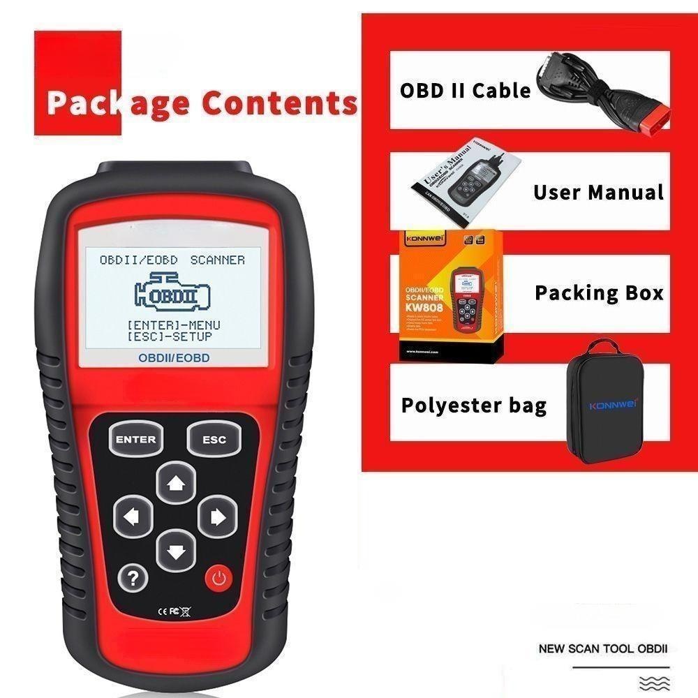 OBD2 Scanner EOBD Code Reader Diagnostic Tool