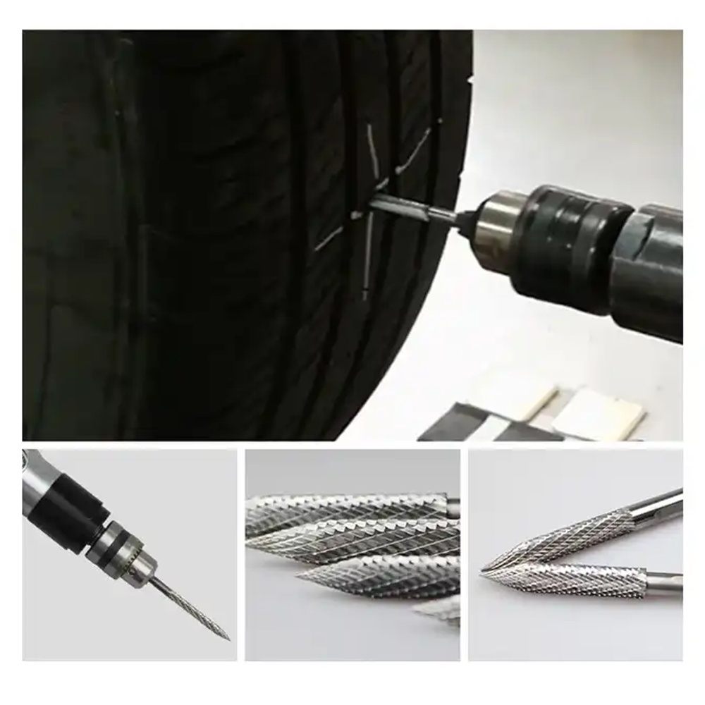 Hardness Carbonized Rigid Drill Bit for Tire Repair