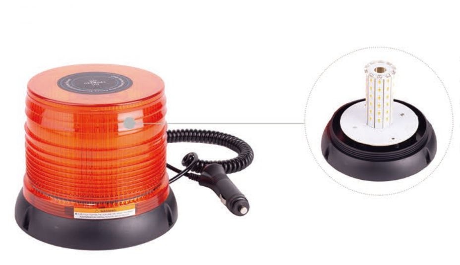 LED Solar Beacon Warning Lights