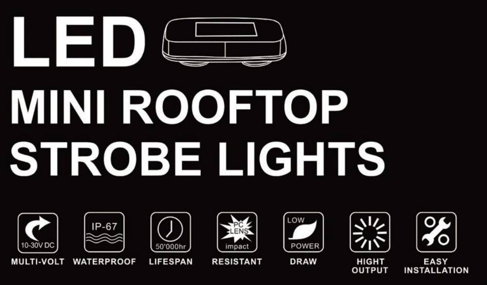 LED MINI Rooftop Strobe Lights