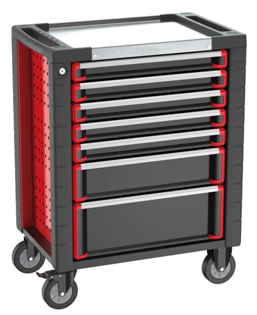 262PCS 7-Drawer Tool Trolley With Tools