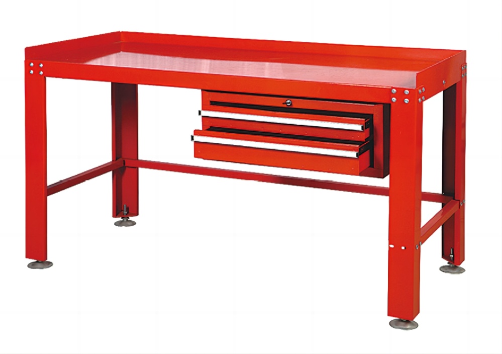 60″steel Workbench with Two Drawers