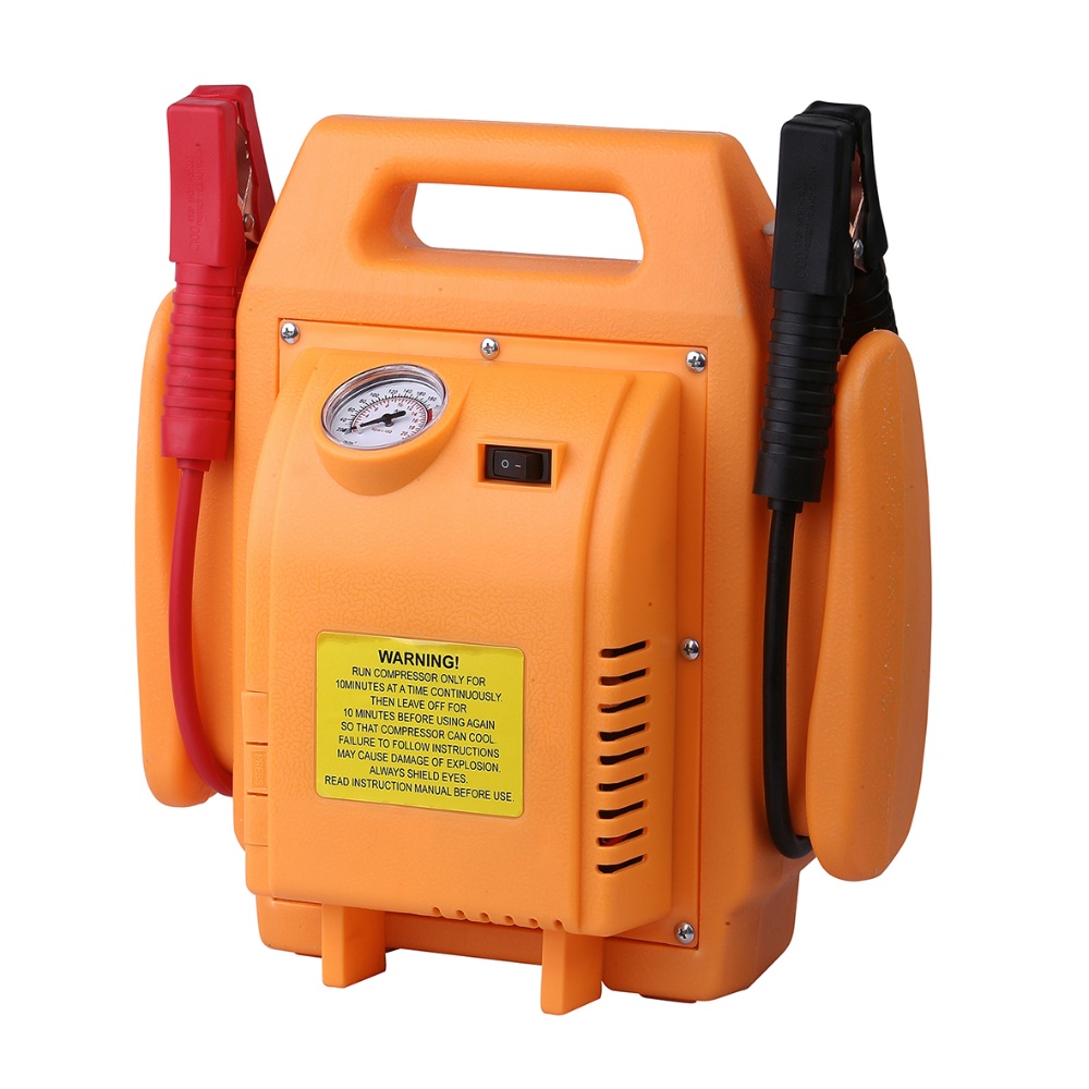 12V Jump Start Battery Booster with Portable Light and air compressor