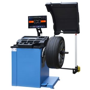 LCD Wheel Balancer with Foot Brake for 1” to 28” Tyres
