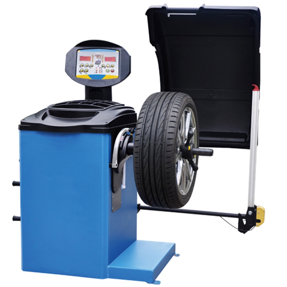 LED Wheel Balancer with Foot Brake for 1” to 28” Tyres