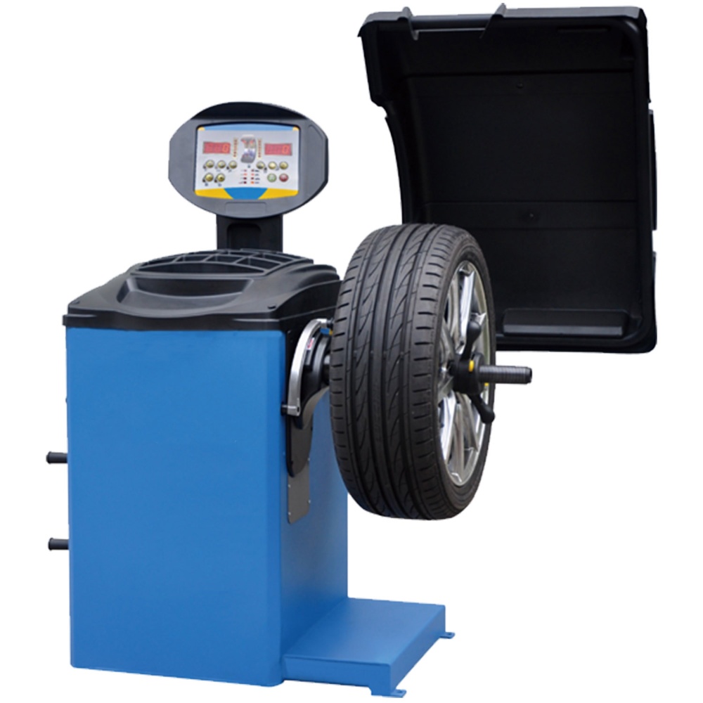 LED Wheel Balancer with Foot Brake for 1” to 28” Tyres