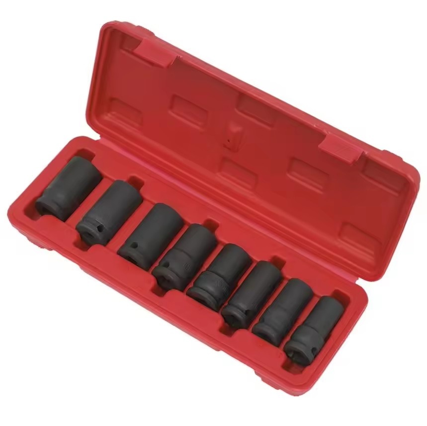 8PCS 1/2″Sq Drive Locking Wheel Nut Removal Set