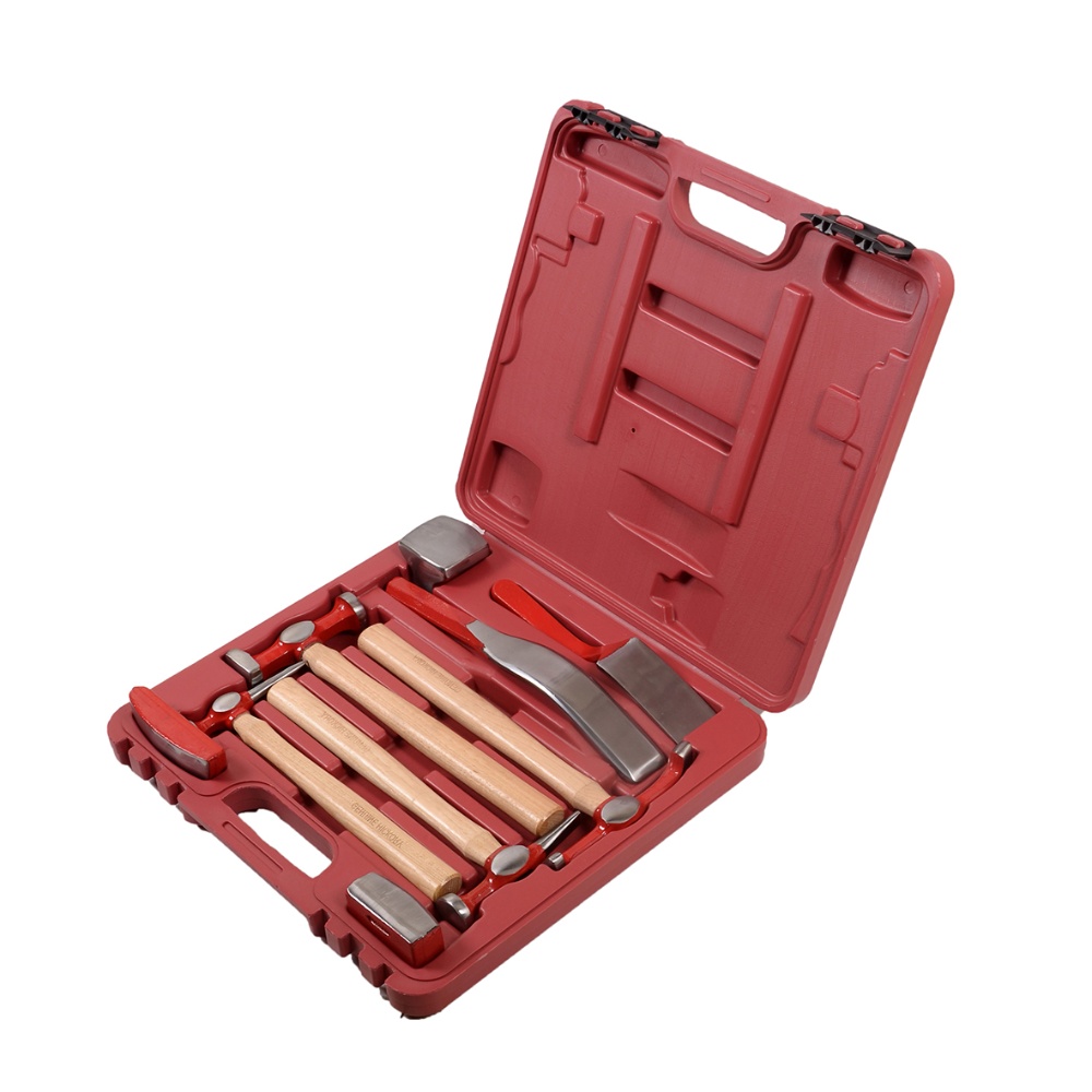 9pc Auto Body Repair Kit – Hickory wooden handle