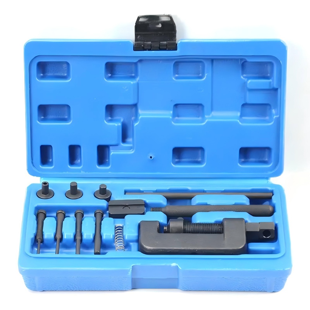 Chain Breaker and Rivet Repair Tool Set Motorcycle Car Repair
