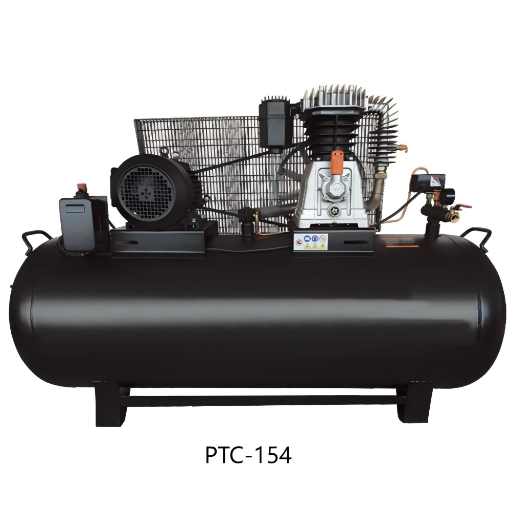 Belt Driven Air Compressor With Cast Cylinder