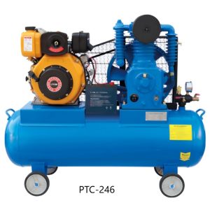 Petrol Belt Drive Air Compressor High Pressure 10 Bar