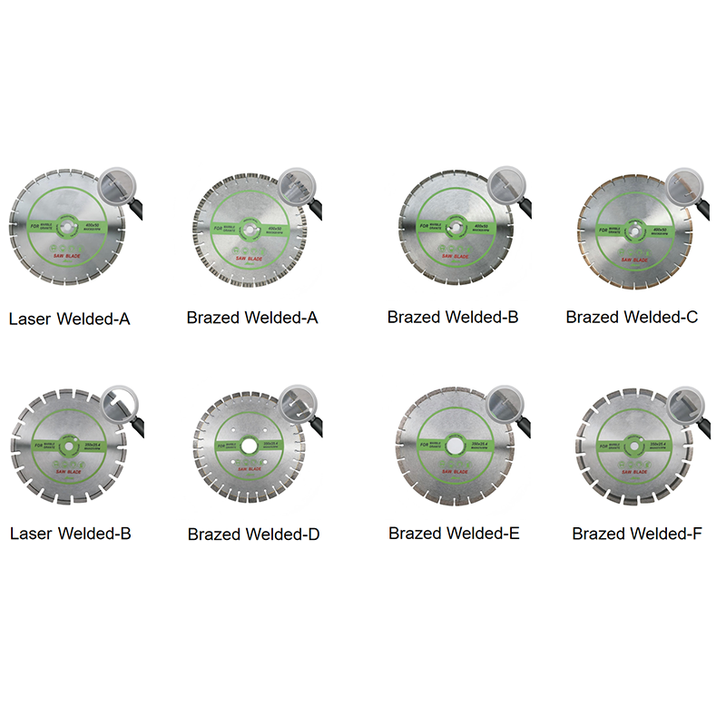 Brazed & Laser Welded Saw Blade